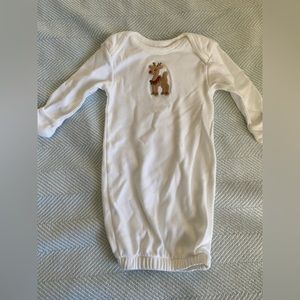 Christmas-Rudolph Newborn Gown